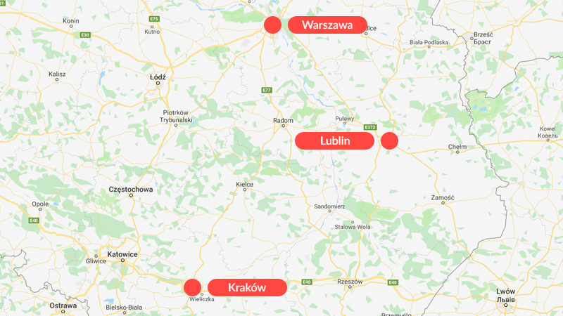 LiveSolutions w Krakowie, Warszawie, Lublinie